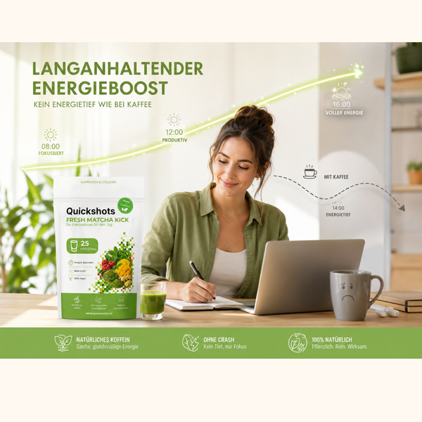 Du brauchst Energie — aber keinen dritten Kaffee.